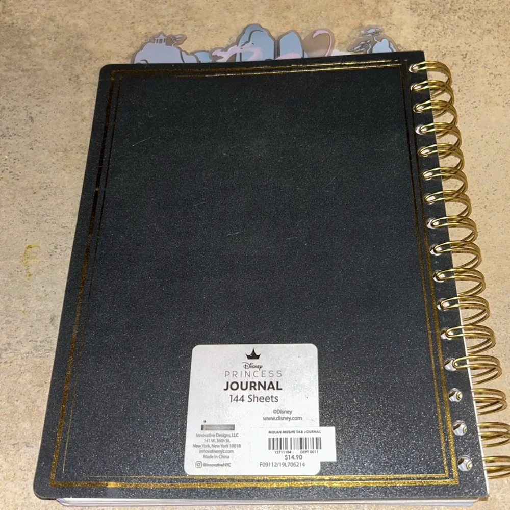 Disney’s Mulan Notebook